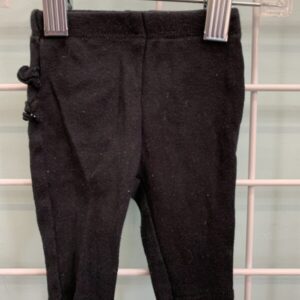 Size 00 Newborn - Black Ruffle Pant