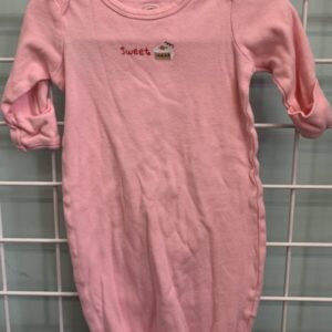 Size 00/06 Month - Pink Sweet Gown