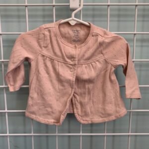 Size 03/06 Month - Pink Dot Snap Jacket