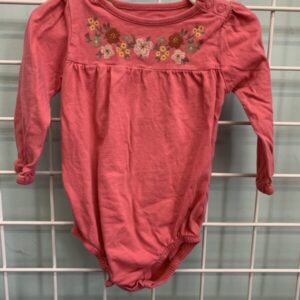 Size 18 Month - Pink Floral Onesie
