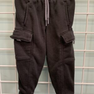 Size 2T - Black Cargo Jogger Sweatpant