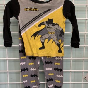 Size 4T - Grey/Black Batman PJ Set