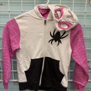 Size 6/7 - Pink/White Ghost Spider Hanna Sweatshirt