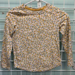 Size 7/8 - White/Yellow/Pink Fruit Shirt