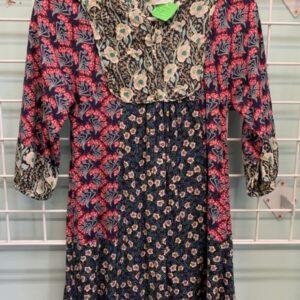 Size 9 - Blue/Pink Floral Zara Dress