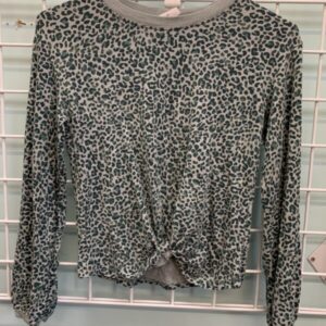 Size 10/12 - Green Cheetah Shirt