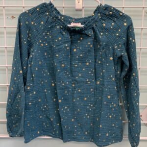Size 10/12 - Blue/Gold Star Shirt