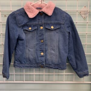 Size 10/12 - Blue/Pink Jean Jacket
