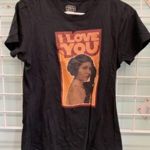Size 12 - Black I Love You Star Wars Shirt