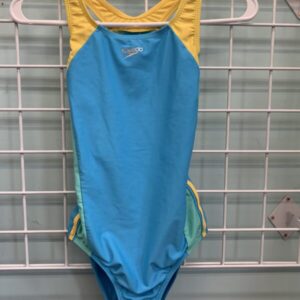 Size 14 - Blue/Yellow Speedo Swimsuit