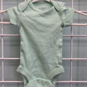 Size 00 Preemie - Green Onesie
