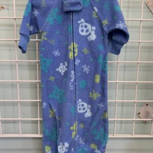 Size 00/09 Month - Blue Turtle Fleece Sleep Sack