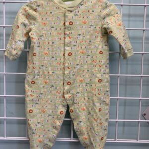 Size 09 Month - Green Safari Animal Sleeper