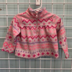 Size 12/18 Month - Pink Fleece Sweatshirt