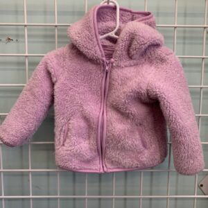 Size 18 Month - Purple Fuzzy Bear Jacket
