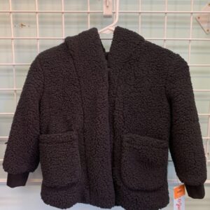 Size 4/5 - Black Fleece Jacket (New)