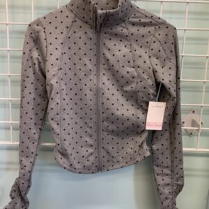 Size 8 - Grey/Black Polka Dot Sweatshirt (New)