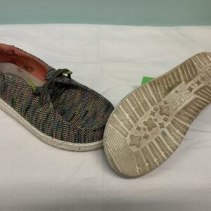 Shoes - Size 11 Toddler, Grey/Rainbow Hey Dude