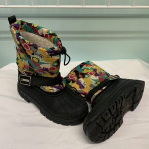 Boots - Size 02.5/03 Youth, Black Pattern Lonsoen Winter