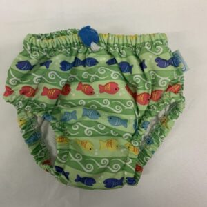 Size 18/24M- Green Fish Swim Diaper