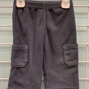 Size 12 Month - Grey Fleece Cargo Pant