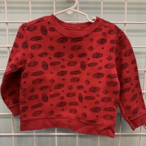Size 3T - Red Racecar Sweatshirt