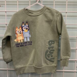 Size 3T - Green Bluey Sweatshirt