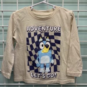 Size 3T - Cream Bluey Shirt