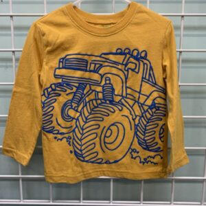 Size 3T - Yellow Monster Truck Shirt