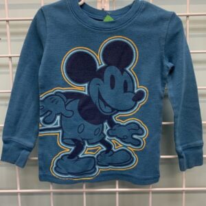 Size 3T - Blue Mickey Mouse Shirt