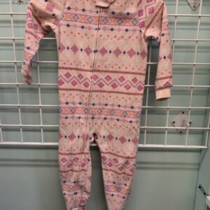 Size 4T - Pink Fleece Sleeper