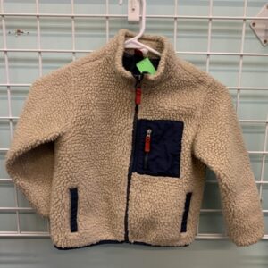 Size 4/5 - Khaki Fuzzy Sweatshirt