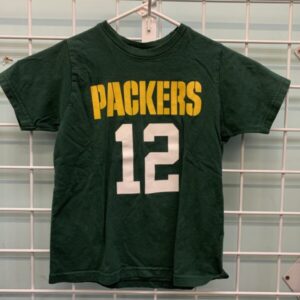 Size 5/6 - Green Packers #12 Rodgers Shirt