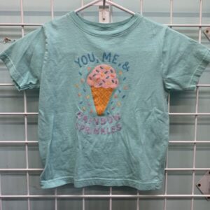 Size 5/6 - Blue You Me & Rainbow Sprinkles Shirt