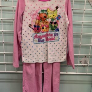 Size 7/8 - Pink Shopkins PJ Set