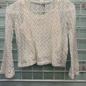 Size 8 - White Sweater Tank Set