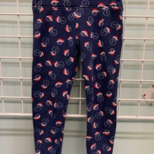 Size 8 - Blue Santa Lined Legging