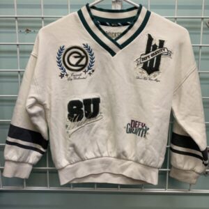 Size 8/9 - White Wicked Sweatshirt