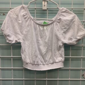 Size 9/10 - White Mini Boden Crop Top