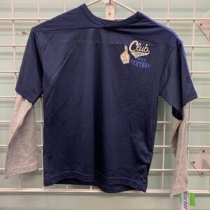 Size 10 - Blue/Grey Mesh Shirt (New)
