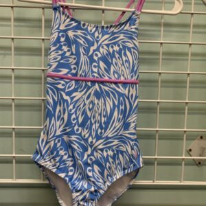 Size 10 - Blue/White Spyder Swimsuit