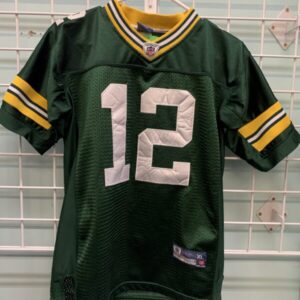 Size 16/18 - Green Rodgers Reebok Jersey