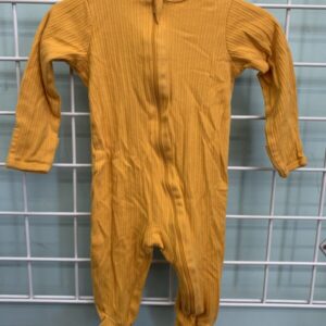 Size 06/09 Month - Yellow Ribbed Sleeper