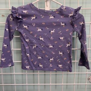 Size 4 - Purple Unicorn Shirt