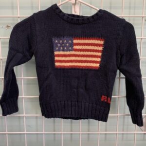 Size 4 - Blue Flag Sweater