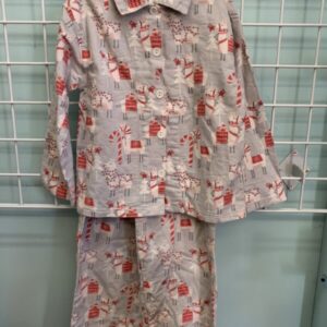 Size 4/5 - Grey Llama PJ Set